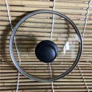 ♦️ TRAMONTINA glass lid 7” pot pan tempered glass stainless EUC